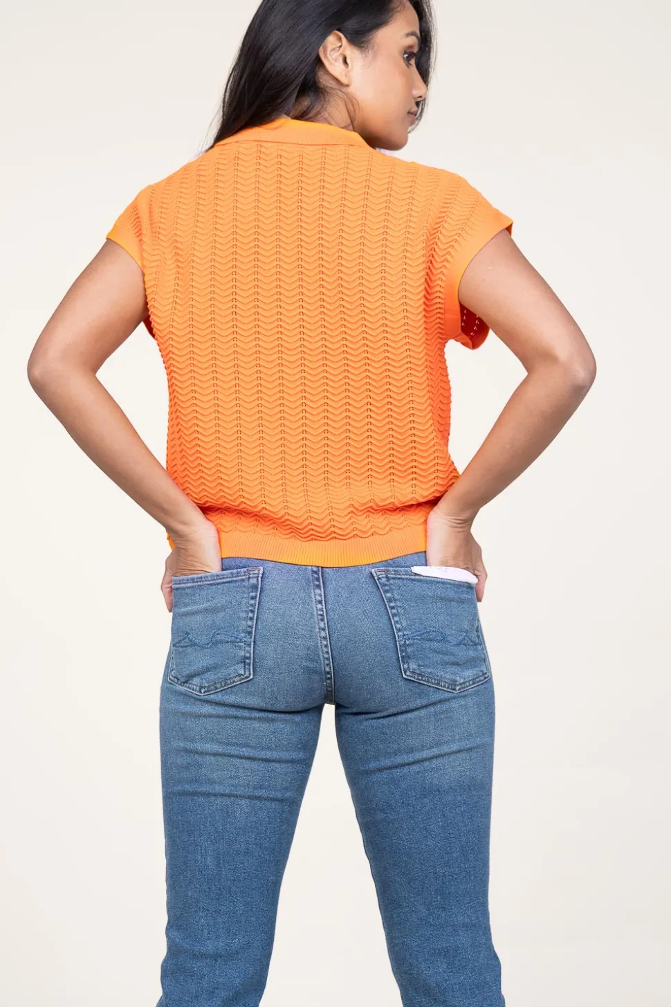 Ajour Top Perikel | Orange... | Suncoo | Little Soho