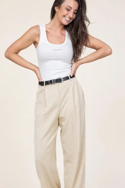 Baby Rib Top Siv | Natural... | Copenhagen Muse | Little Soho