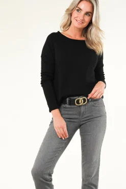 Basic Round Neck T-Shirt Sonoma | Black... | American Vintage | Little Soho