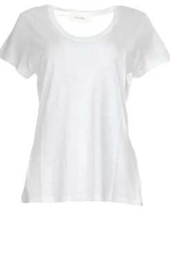 Basic T-Shirt With Round Neck Jacksonville | White... | American Vintage | Little Soho