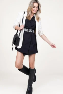 Belted Poplin Dress Relmarr | Black... | Kocca | Little Soho