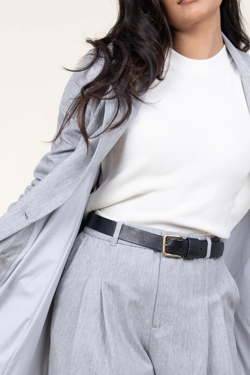 Belt With Buckle Linda | Black... | Depeche | Little Soho