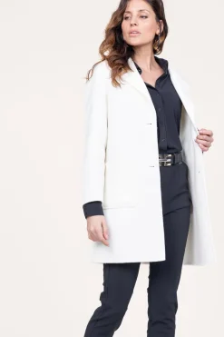 Blazer Jacket In Wool Blend Moya | Natural... | Studio Ar | Little Soho