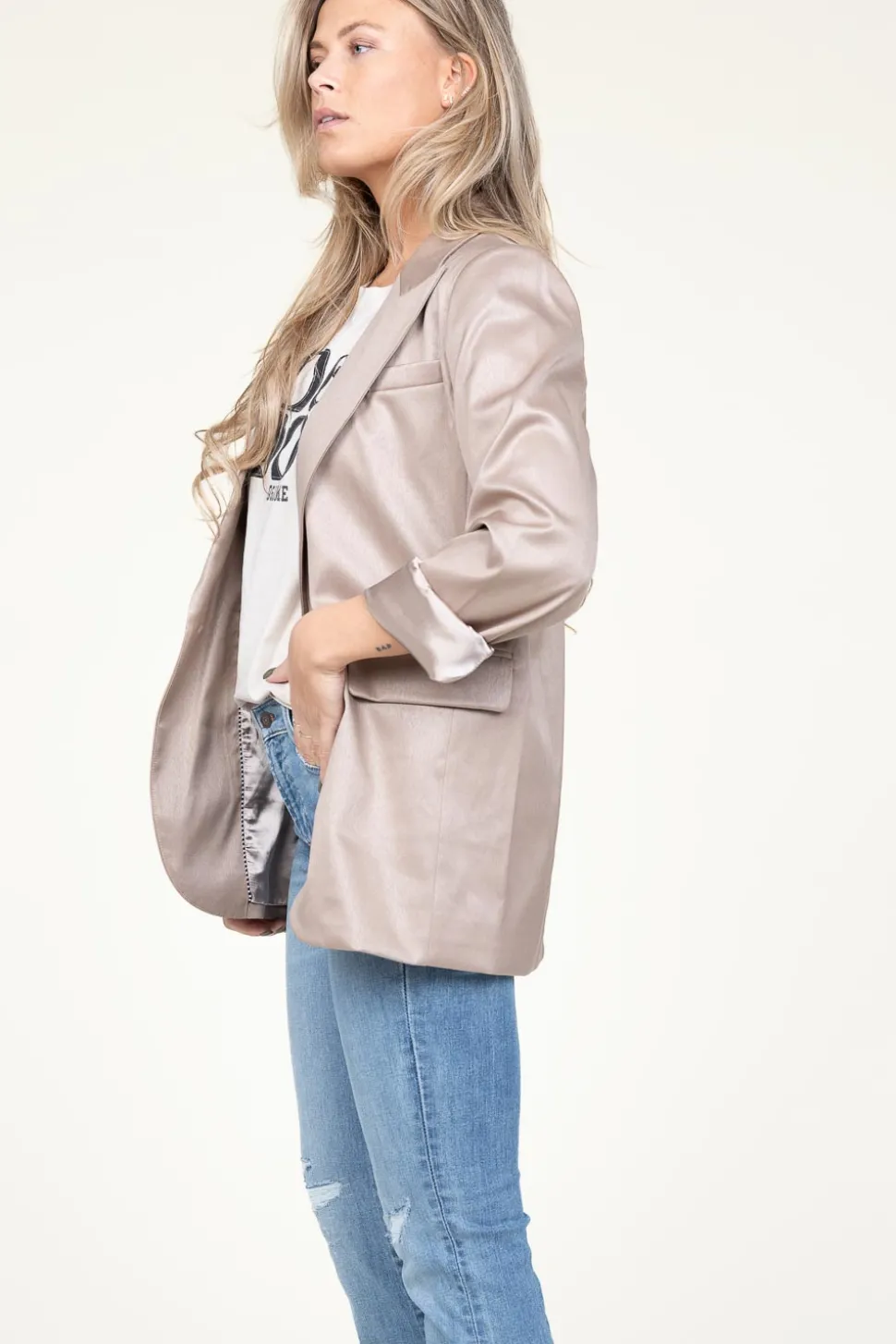 Blazer Venus Single | Beige... | Co'Couture | Little Soho