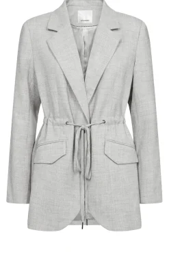 Blazer With Drawstrings Winnie | Grey... | Co'Couture | Little Soho