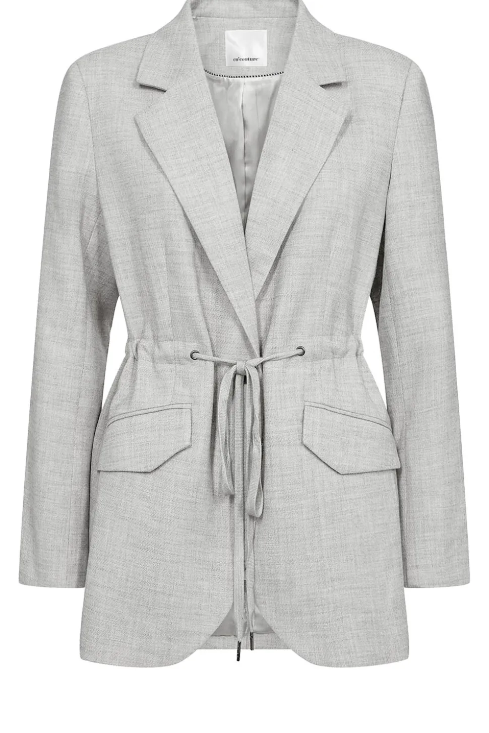 Blazer With Drawstrings Winnie | Grey... | Co'Couture | Little Soho