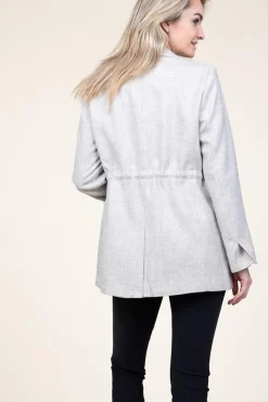 Blazer With Drawstrings Winnie | Grey... | Co'Couture | Little Soho
