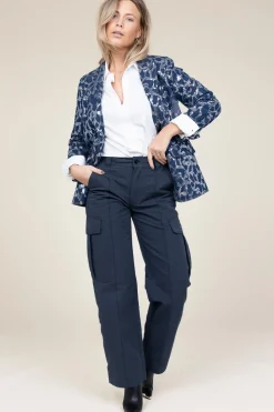Blazer With Sequins Segal | Blue... | Co'Couture | Little Soho