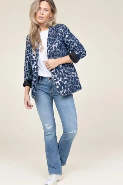 Blazer With Sequins Segal | Blue... | Co'Couture | Little Soho