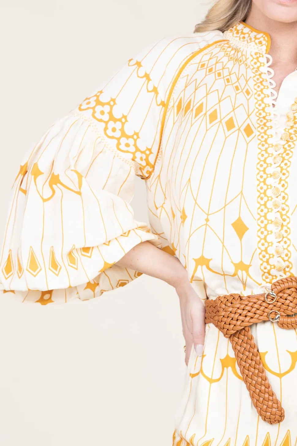 Blouse Pia | Yellow... | Scarlett Poppies | Little Soho