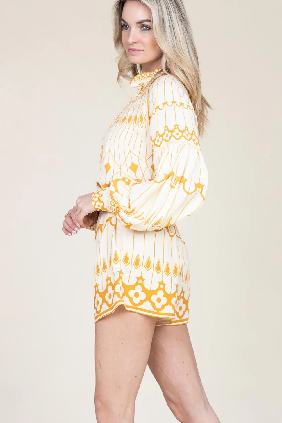Blouse Pia | Yellow... | Scarlett Poppies | Little Soho