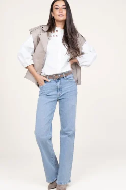 Blouse With Openwork Details Paiva | Natural... | Aaiko | Little Soho