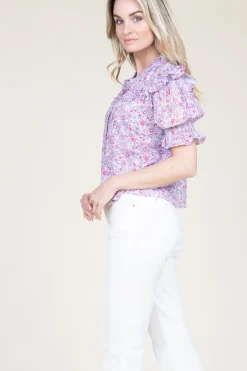 Blouse With Print Camalda | Pink... | Berenice | Little Soho