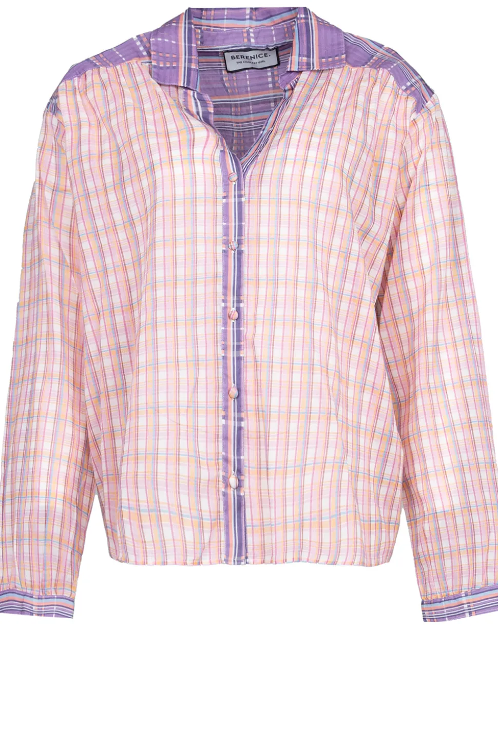 Blouse With Print Cool Spring | Pink... | Berenice | Little Soho
