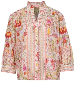 Blouse With Print Emilia | Pink... | Stella Forest | Little Soho