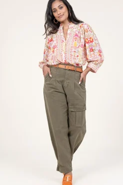 Blouse With Print Emilia | Pink... | Stella Forest | Little Soho