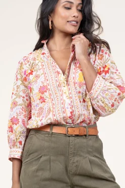 Blouse With Print Emilia | Pink... | Stella Forest | Little Soho