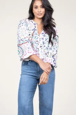 Blouse With Print Luigi | Multi... | Ba&Sh | Little Soho