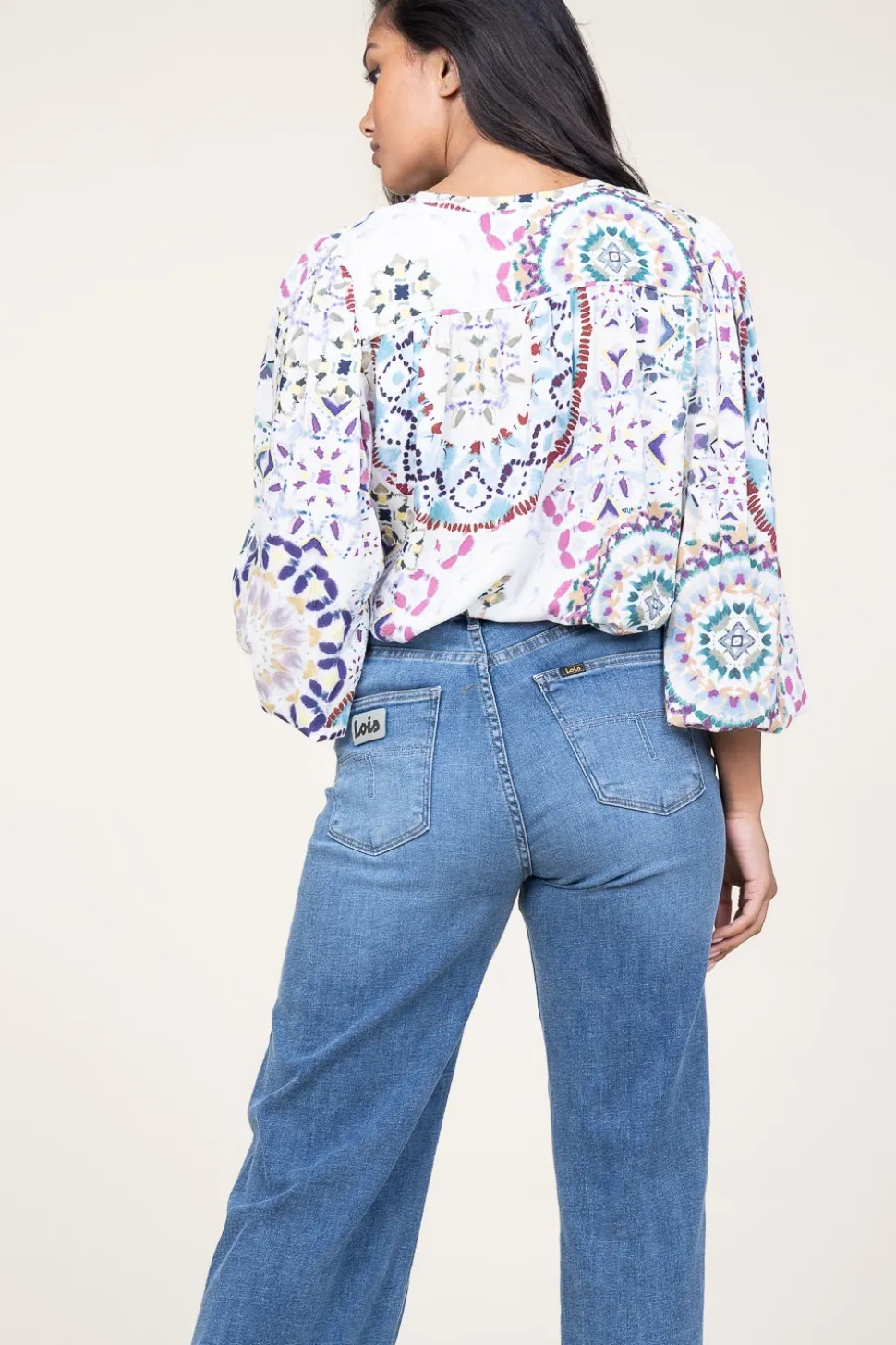 Blouse With Print Luigi | Multi... | Ba&Sh | Little Soho