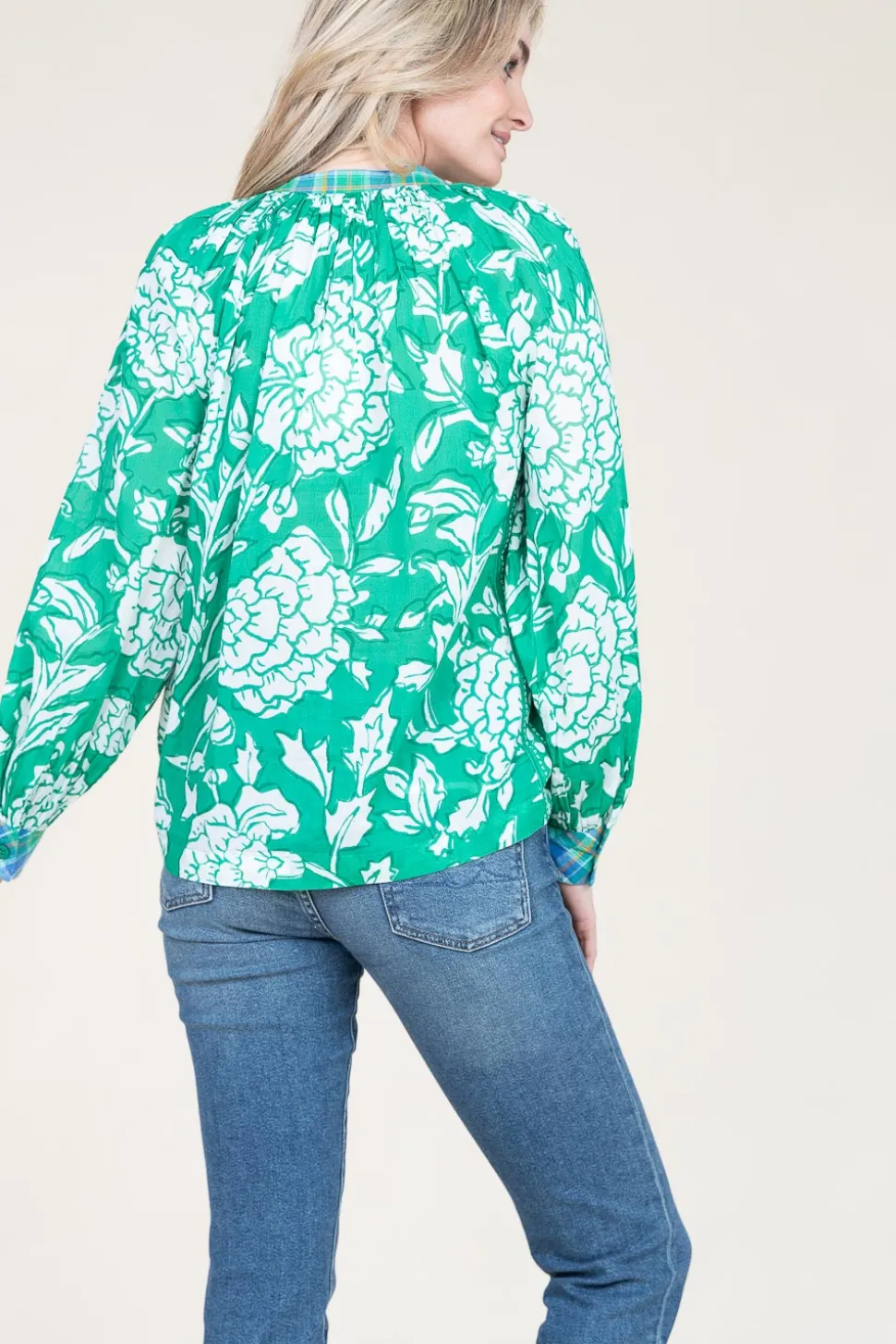 Blouse With Print Mora | Green... | Stella Forest | Little Soho