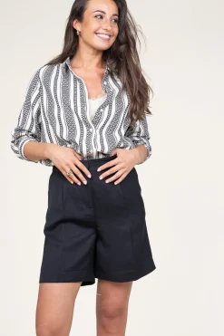 Blouse With Print Sus | Black... | Lollys Laundry | Little Soho