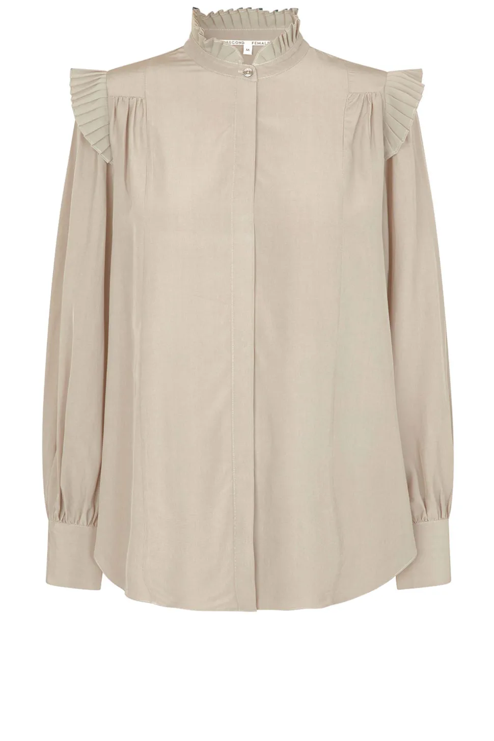 Blouse With Ruffles Kaia | Natural... | Second Female | Little Soho