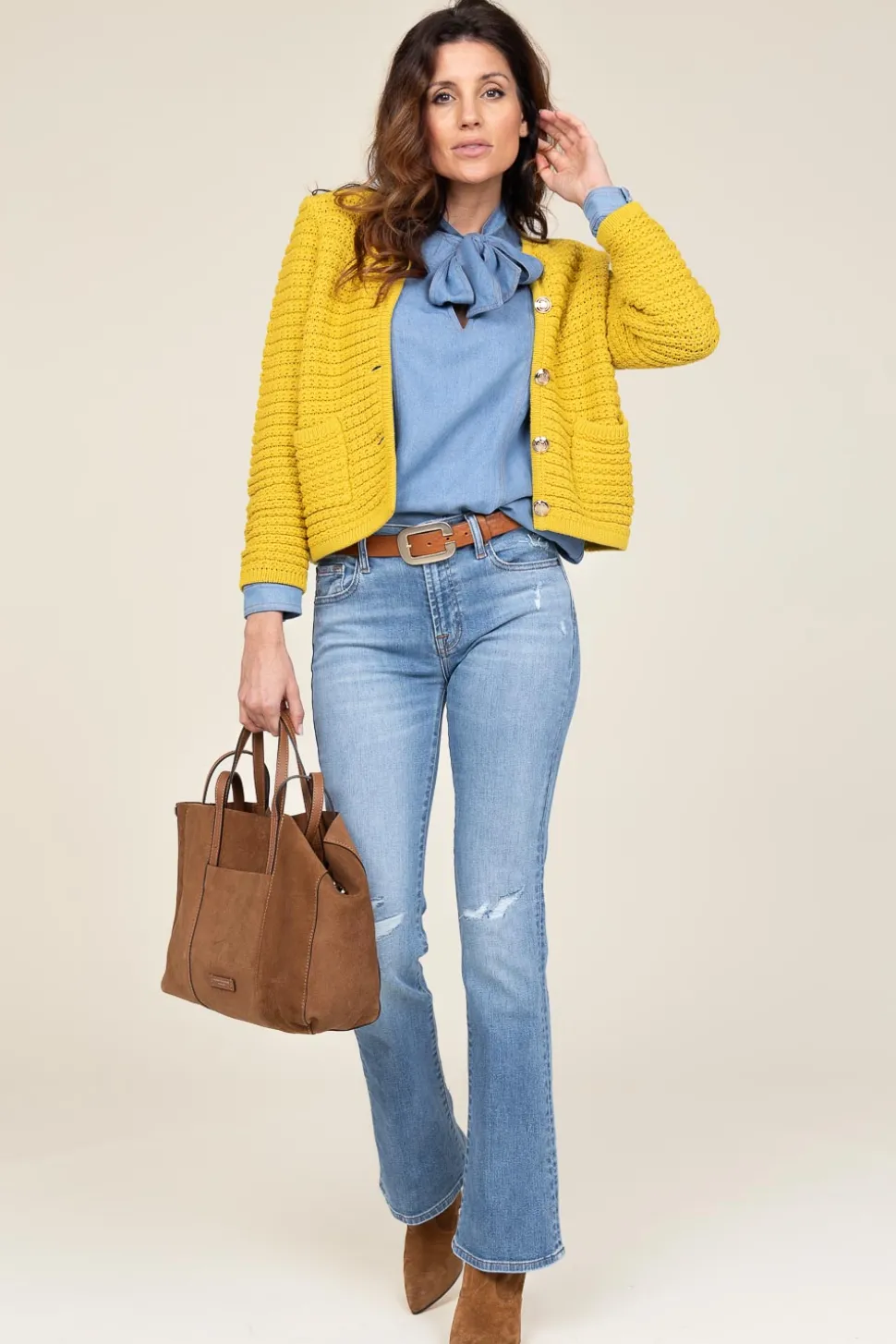 Bootcut Jeans Tailorless | Blue... | 7 For All Mankind | Little Soho