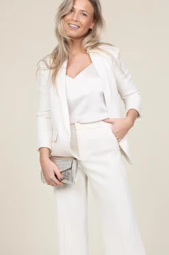 Boucle Blazer With Lurex Araz Coco | Natural... | Est'Seven | Little Soho