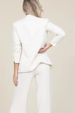 Boucle Blazer With Lurex Araz Coco | Natural... | Est'Seven | Little Soho