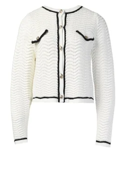 Boucle Openwork Cardigan Giany | Natural... | Suncoo | Little Soho
