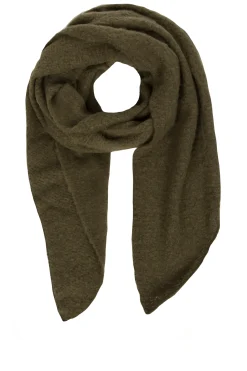 Boucle Scarf Aria | Army Green... | Little Soho | Little Soho