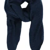 Boucle Scarf Aria | Navy Blue... | Little Soho | Little Soho