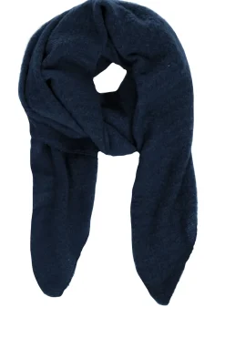 Boucle Scarf Aria | Navy Blue... | Little Soho | Little Soho