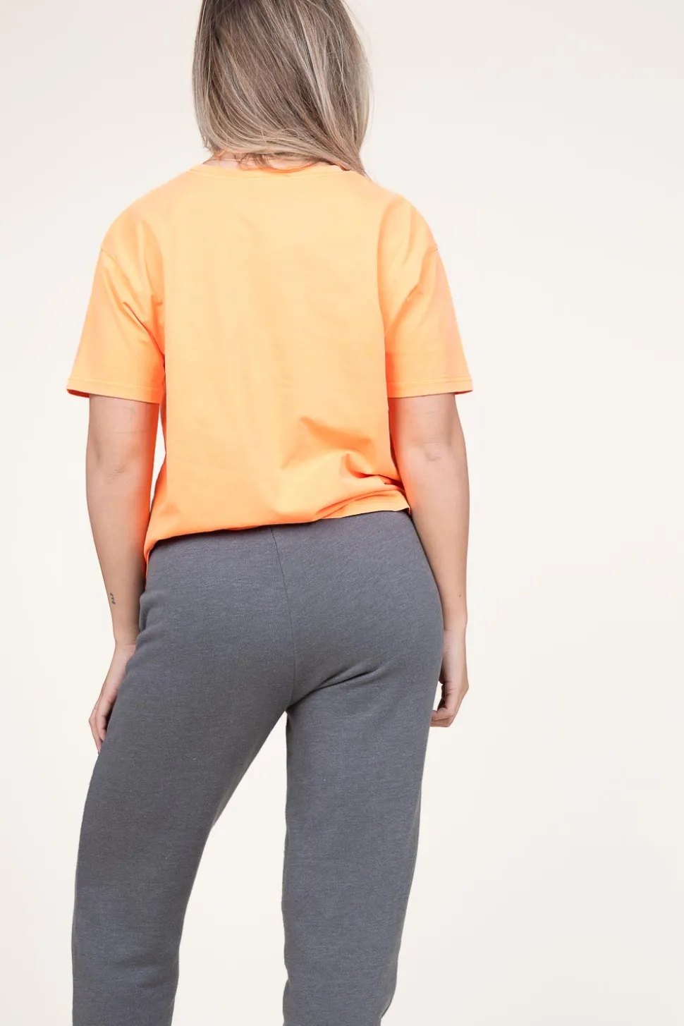 Boxy T-Shirt Fizvalley | Orange... | American Vintage | Little Soho
