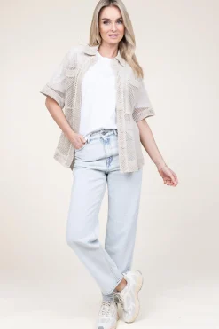 Boxy T-Shirt Fizvalley | White... | American Vintage | Little Soho