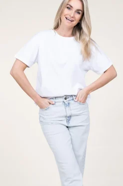 Boxy T-Shirt Fizvalley | White... | American Vintage | Little Soho