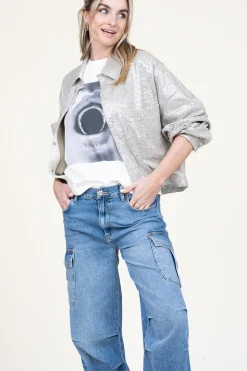 Boxy T-Shirt With Print Muse | Natural... | Copenhagen Muse | Little Soho
