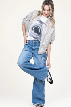 Boxy T-Shirt With Print Muse | Natural... | Copenhagen Muse | Little Soho