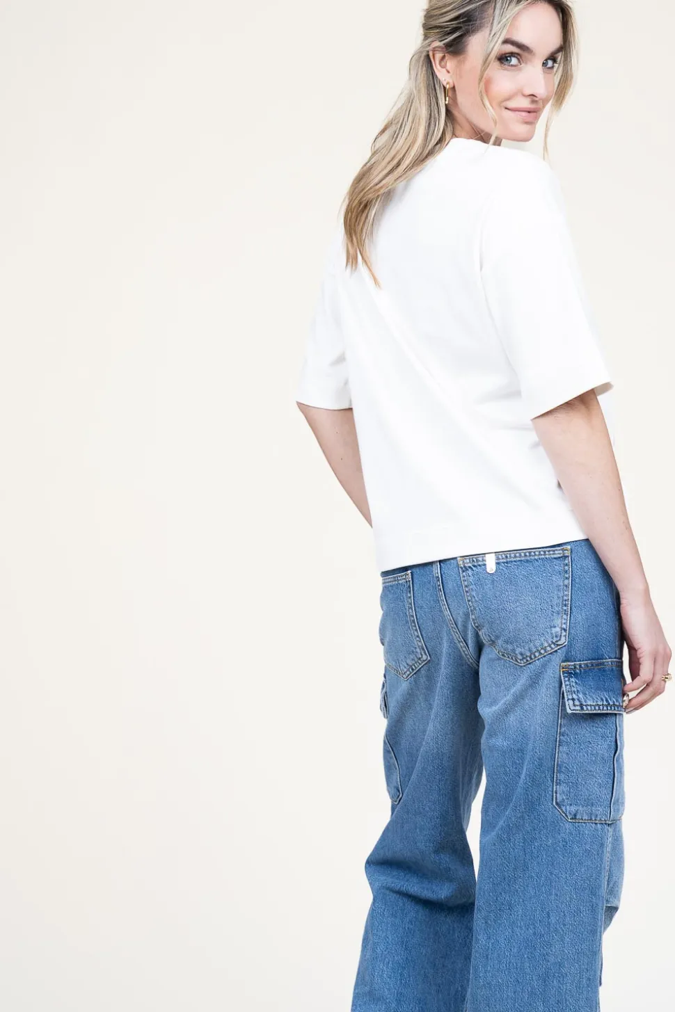 Boxy T-Shirt With Print Muse | Natural... | Copenhagen Muse | Little Soho