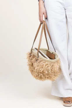Braided Shoulder Bag Mitra | Beige... | Gianni Chiarini | Little Soho