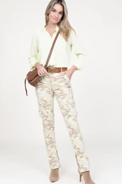 Camouflage Cargo Pants Jill | Green... | Patrizia Pepe | Little Soho