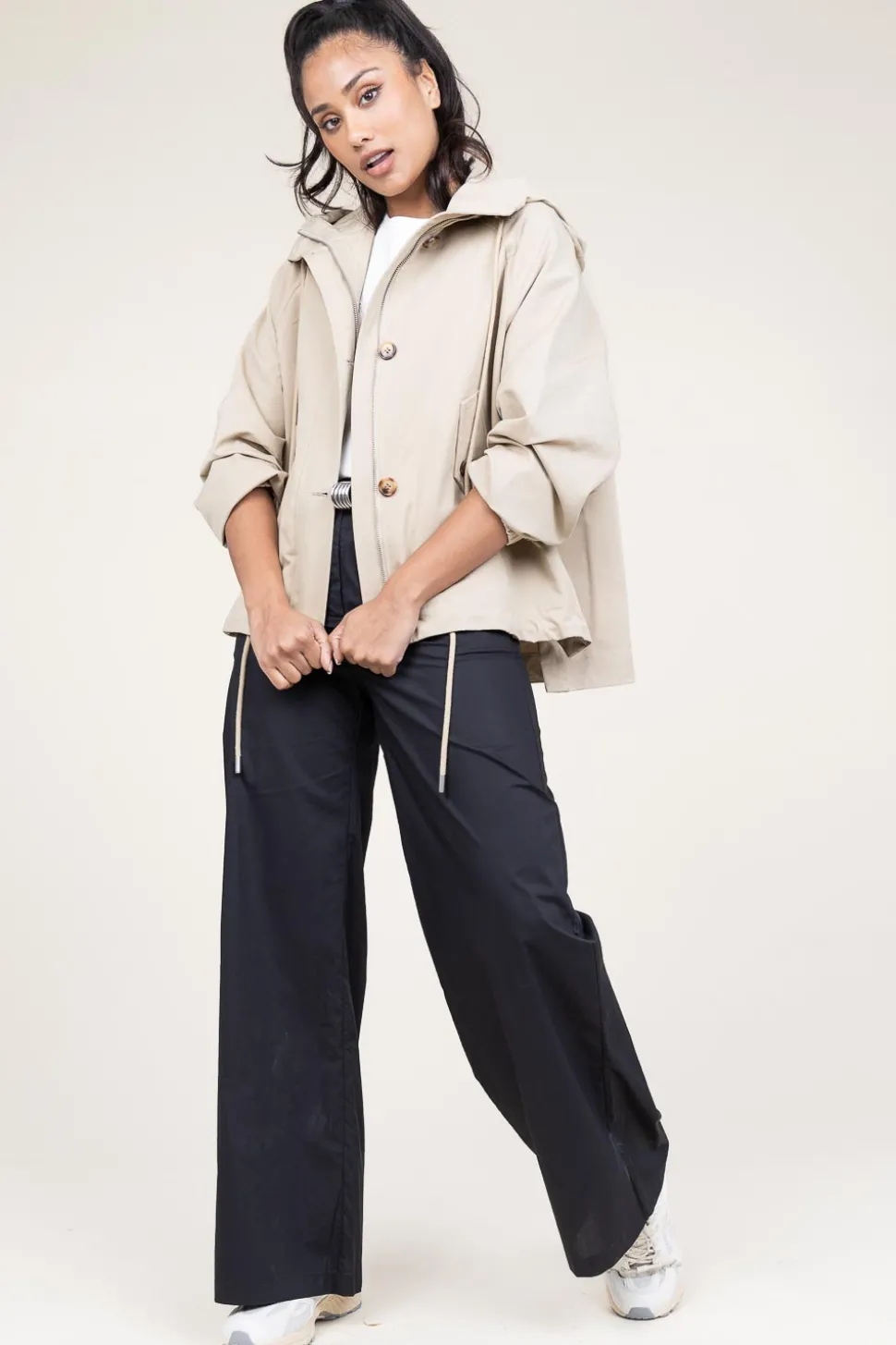 Canvas Coat May | Beige... | Alter Ego | Little Soho