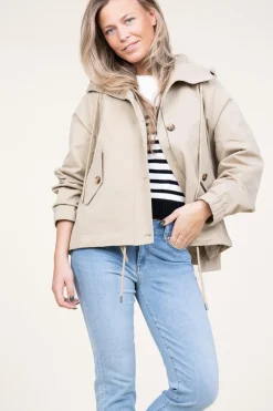 Canvas Coat May | Beige... | Alter Ego | Little Soho