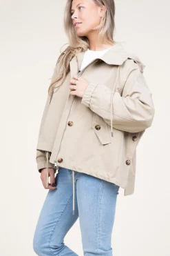 Canvas Coat May | Beige... | Alter Ego | Little Soho