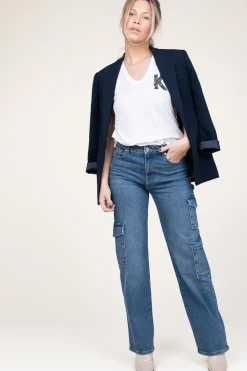 Cargo Jeans Loig | Blue... | Ba&Sh | Little Soho