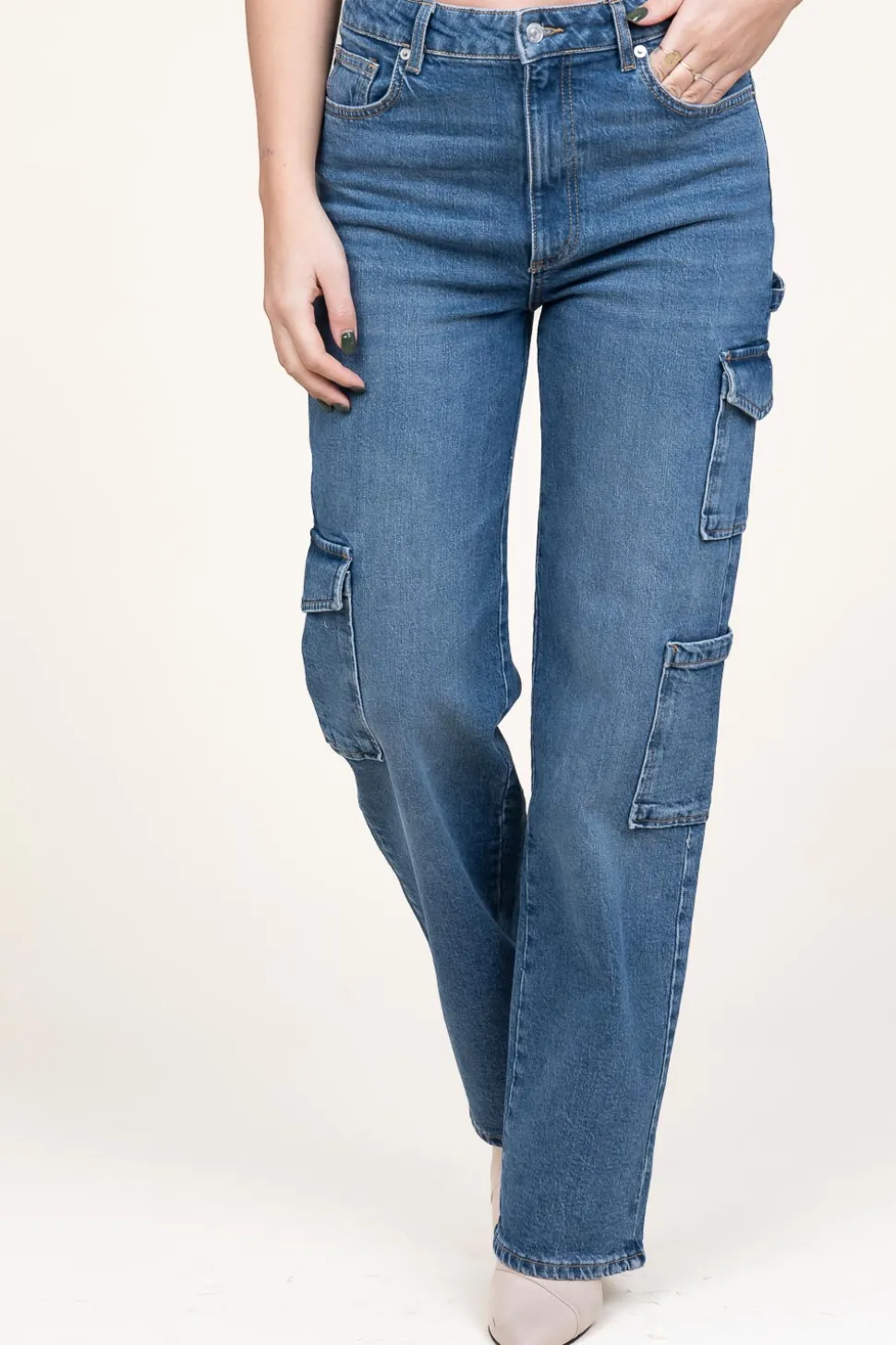 Cargo Jeans Loig | Blue... | Ba&Sh | Little Soho