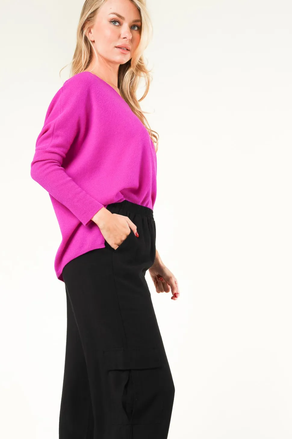 Cashmere Sweater Camille | Pink... | Absolut Cashmere | Little Soho