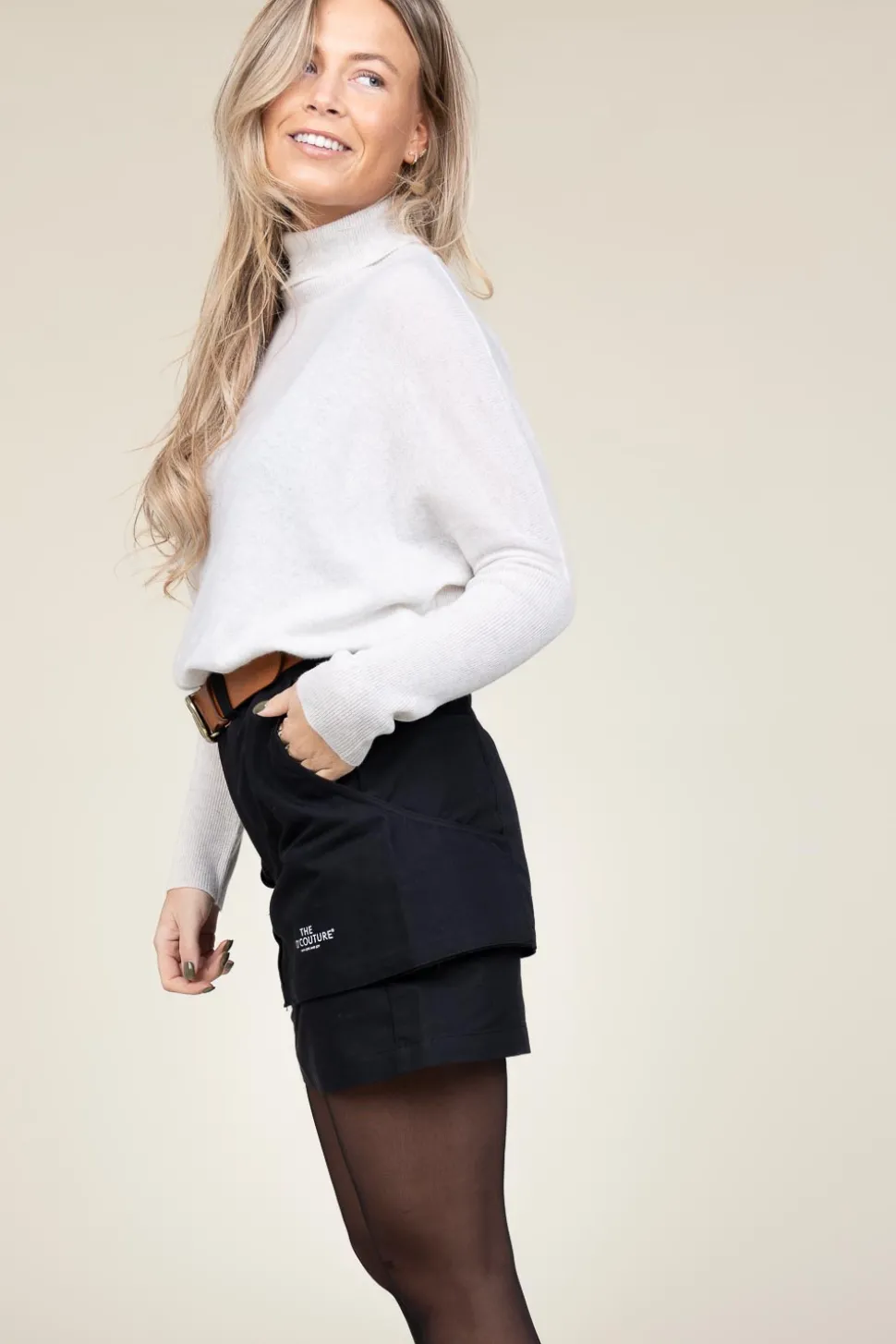 Cashmere Turtleneck Clara | Natural... | Absolut Cashmere | Little Soho
