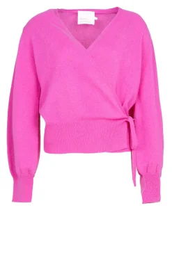 Cashmere Wrap Sweater Belinda | Pink... | Absolut Cashmere | Little Soho