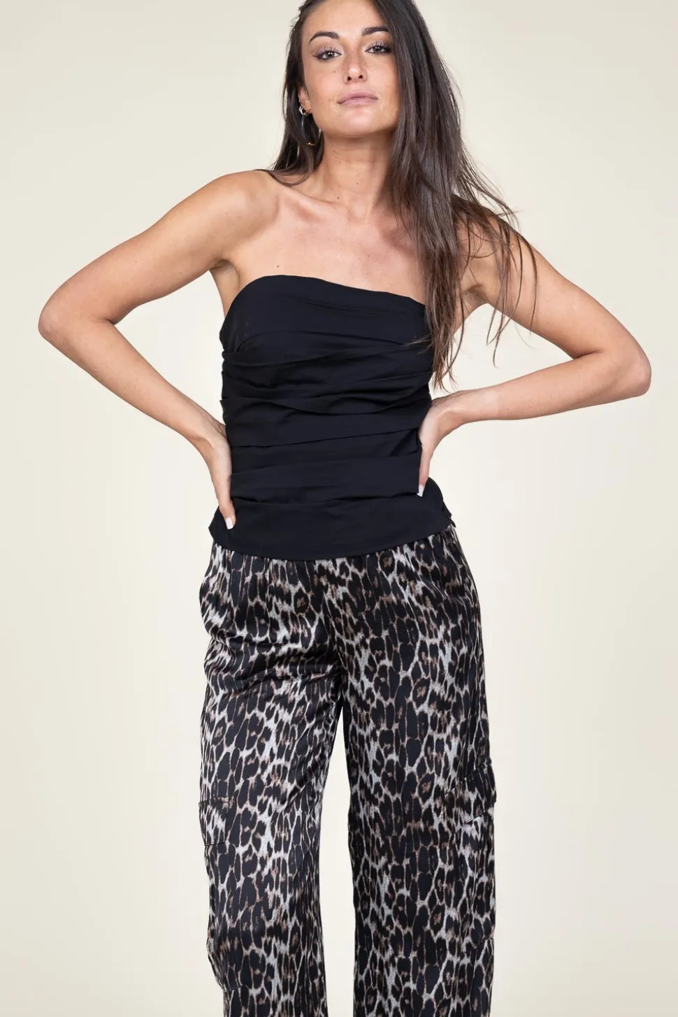 Cotton Bandeau Top Lilly | Black... | Co'Couture | Little Soho